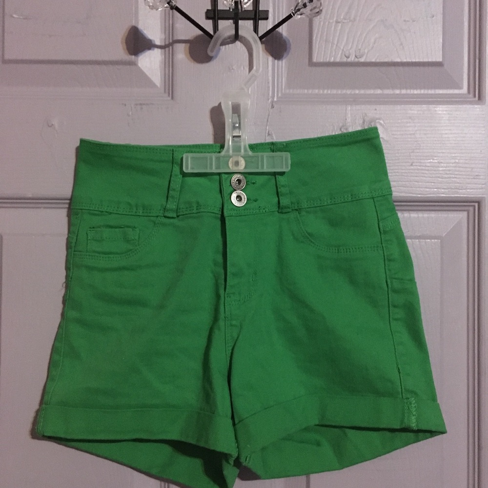 Telepatía Green High-Rise Women's Shorts Size 5/27